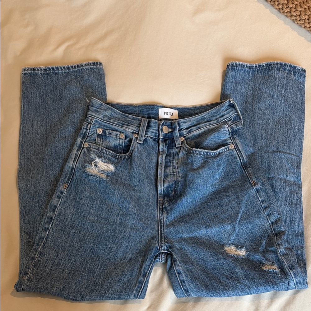 Pistola Classic Blue Ripped Jeans